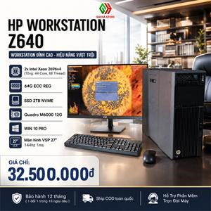 HP Workstation Z640 Fullbox Xeon E5-2696 - Dòng máy trạm mạnh mẹ